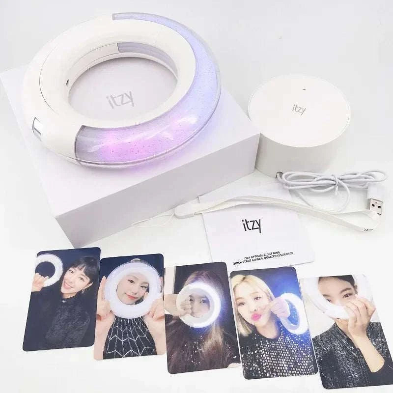 Fashion Kpop Itzys Lightstick Round Hand Lamp Concert Lamp Hiphop Party Flash Fluorescent Light Stick Fans Collection Toys Gifts otakupop.store