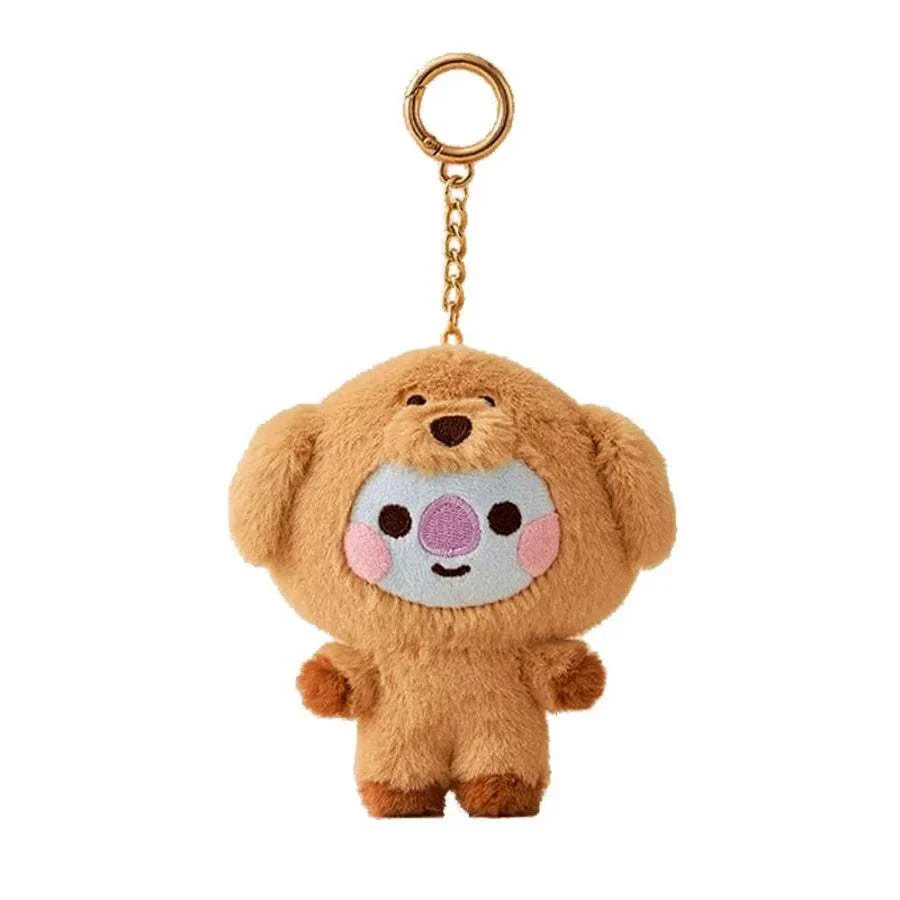 Porte-clés peluche BT-21 KPOP collection ARMY suspendu sac cadeau