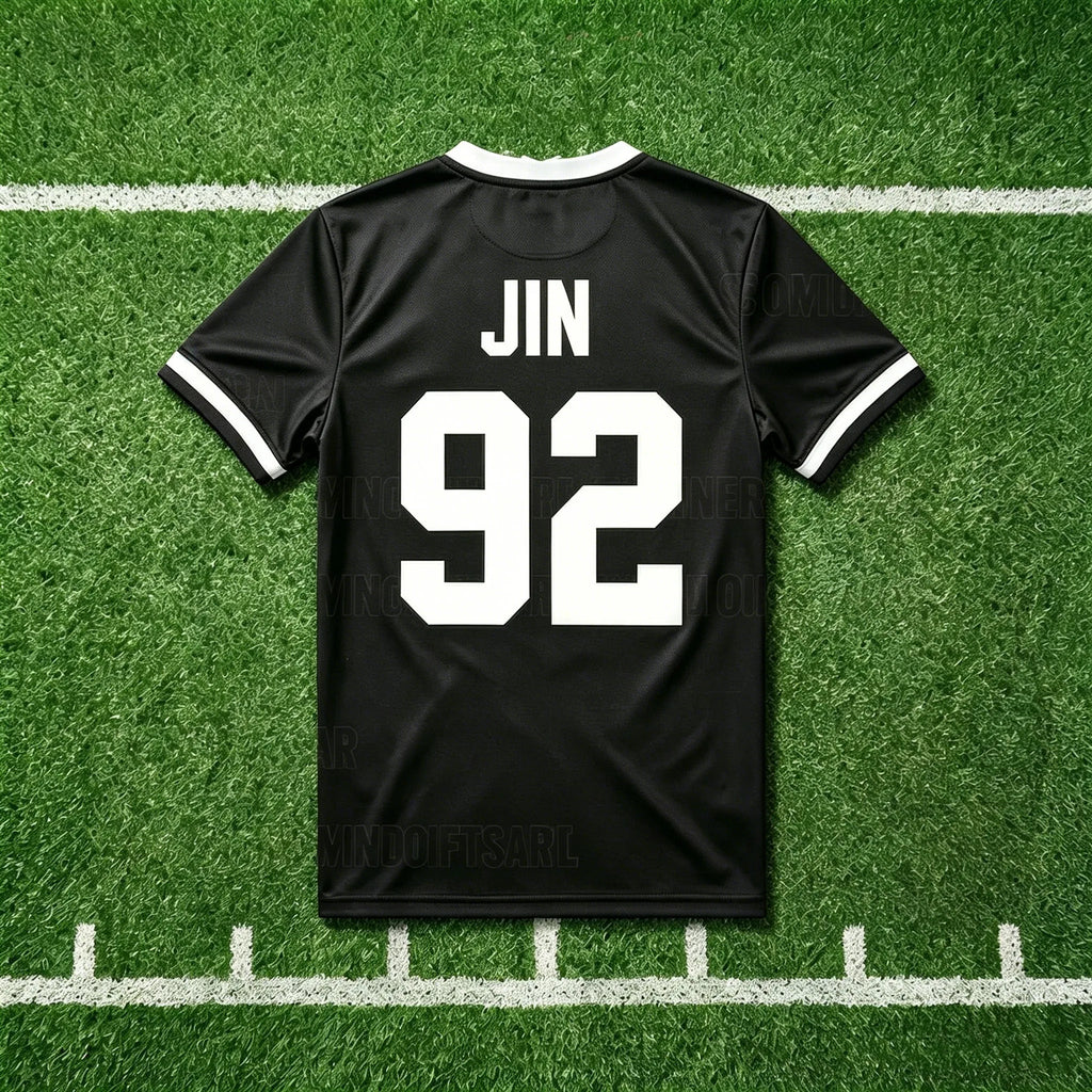 2026 Kpop Group Member Number Print Football Jersey T-shirt Casual Short Sleeve Sports Tee For Fans Summer Streetwear Tops otakupop.store