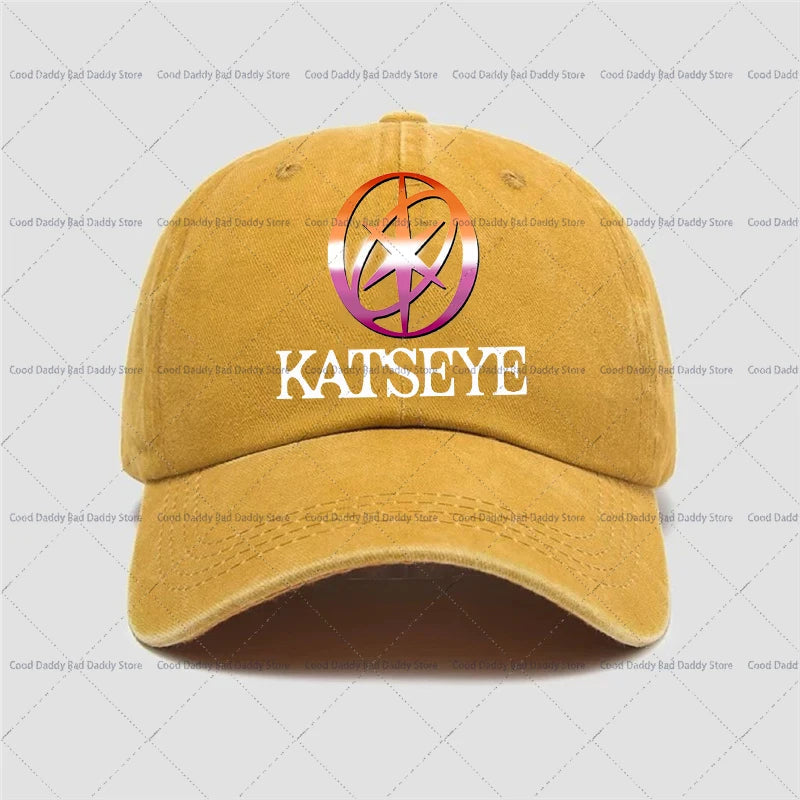K-pop Idol K-katseye Print Baseball Caps for Girls Harajuku Hats Washed Retro Hats Men Women Vintage Spring Autumn Headgear otakupop.store