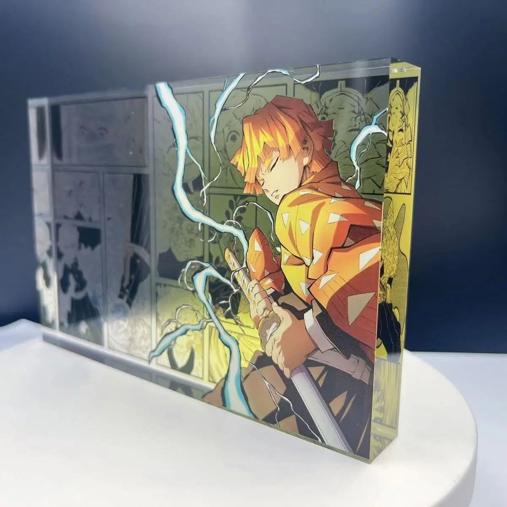 New Demon Slayer Creative High-value Bar Chi Tokitou Muichirou Acrylic Brick Computer Desktop Ornaments Anime Peripheral Gifts otakupop.store