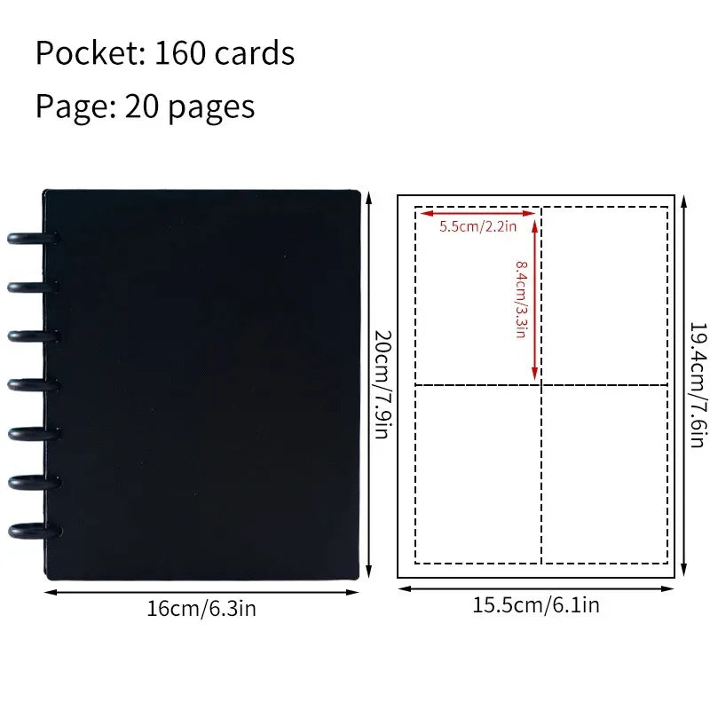 3inch Photocard Binder INS Photo Album K-pop Idol Collection Book 160 Pockets Photocard Album Collect Book Card Picture Albums otakupop.store