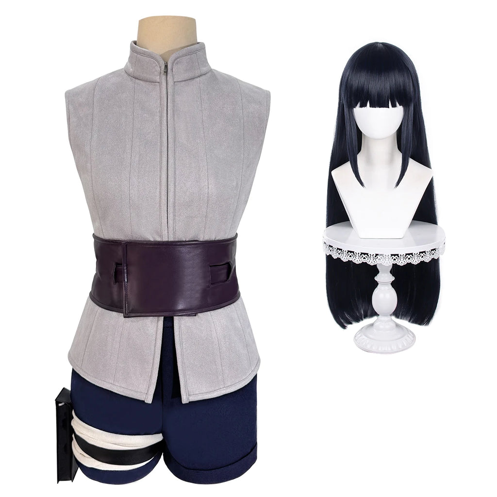 Costume Cosplay Hyuga Hinata – Naruto | Tenue + Perruque