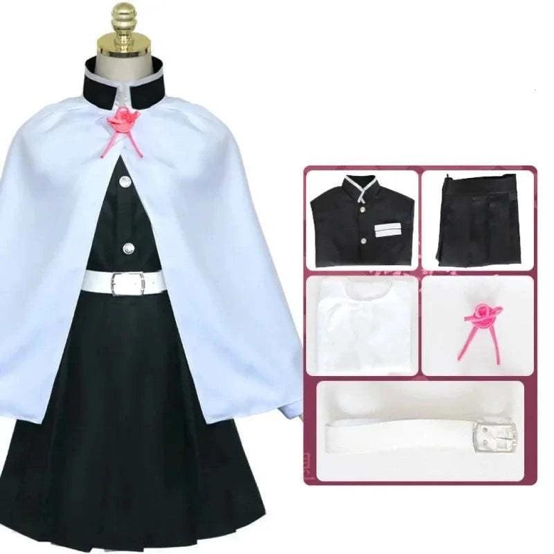 Anime Demon Slayer Kimetsu No Yaiba Zenitsu Giyu Tanjirou Kamado Nezuko Cosplay Women Kids Men Kimono Uniform Party otakupop.store