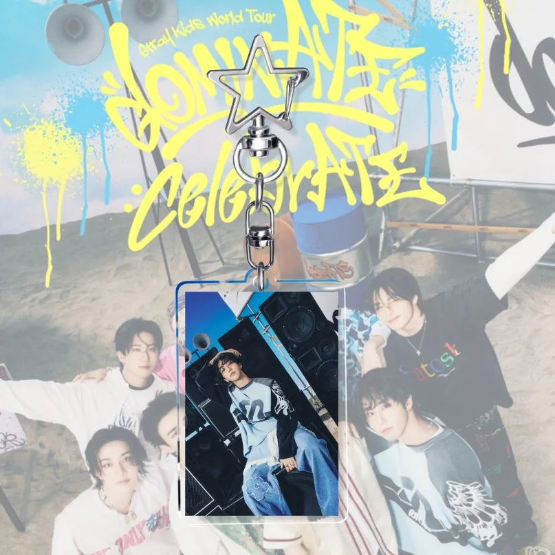 K-POP Stray Kids  Acrylic Keychain SKZOO Huang Xuanchen's New AlbumCelebrate KARMA Accessories  Keychain Accessories Gifts otakupop.store