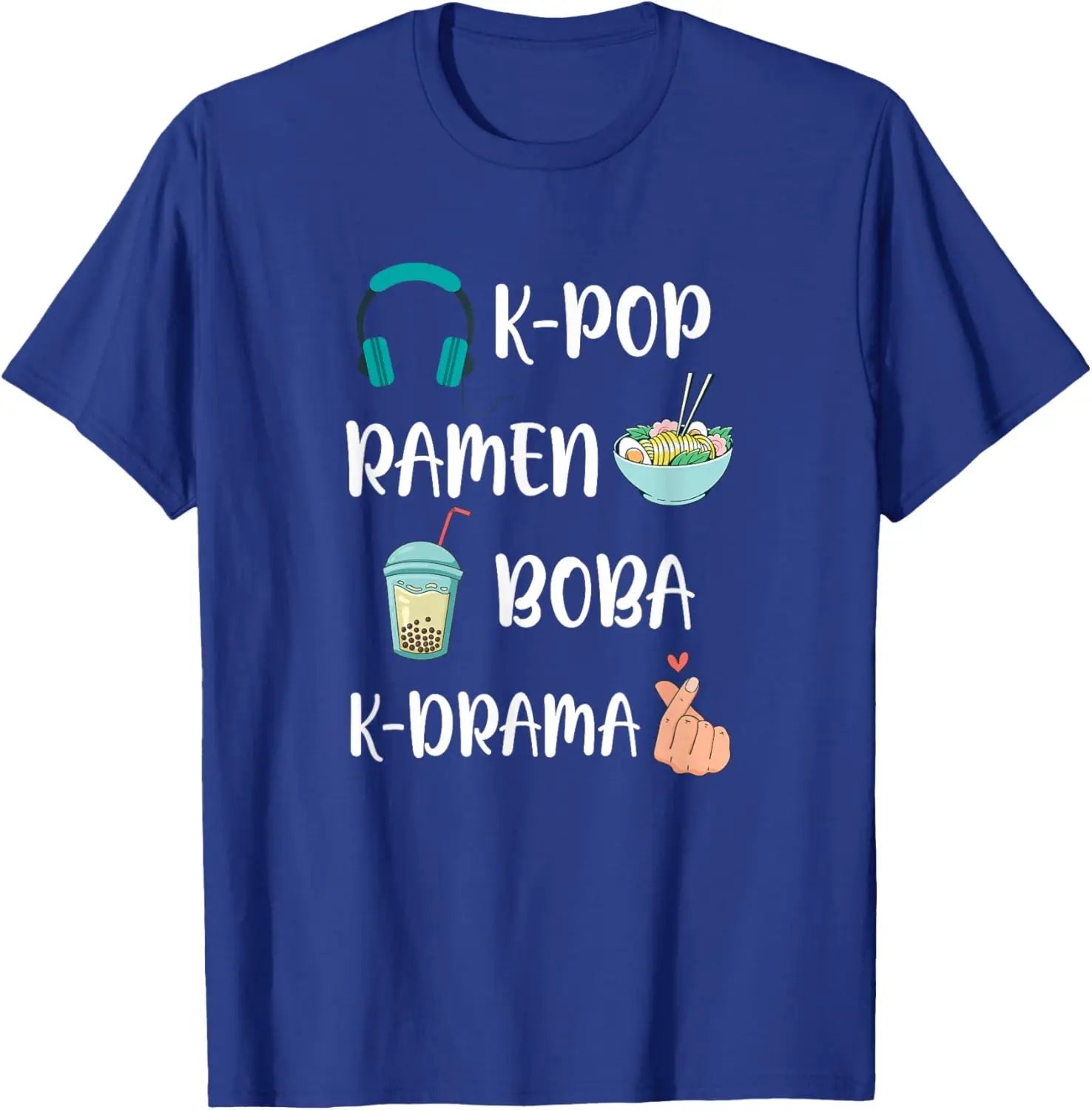Kawaii K-Pop Ramen Boba Bubble Tea K-Drama Lover T-Shirt otakupop.store