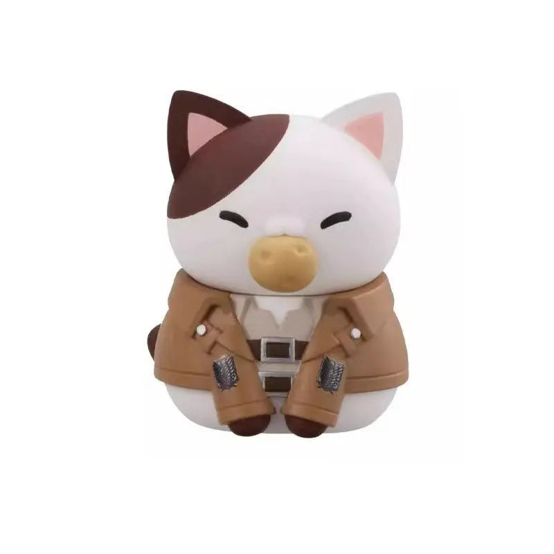 Anime Genuine Attack on Titan Mikasa·Ackerman Sasha Braus Jean Kirstein Cosplay Cat Garage Kits Cartoon Figurine Model Gift otakupop.store