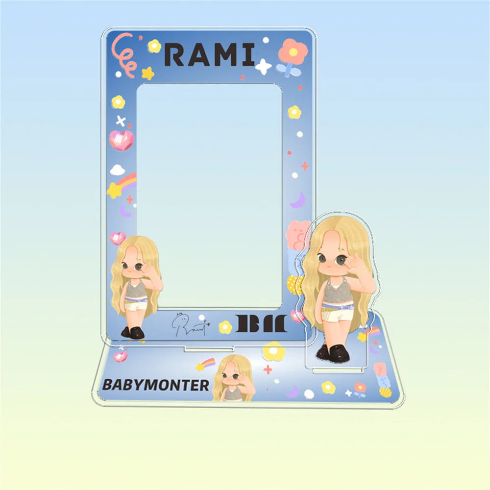 Hot Sale Babymonster ATEEZ CORTIS BINI ZB1 Card Holder Stand Figure TWS KATSEYE NMIXX Cards Sleeve Stand Board Fans Gift Decor otakupop.store