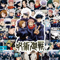 Pack 80 Stickers Jujutsu Kaisen – Autocollants Imperméables Premium
