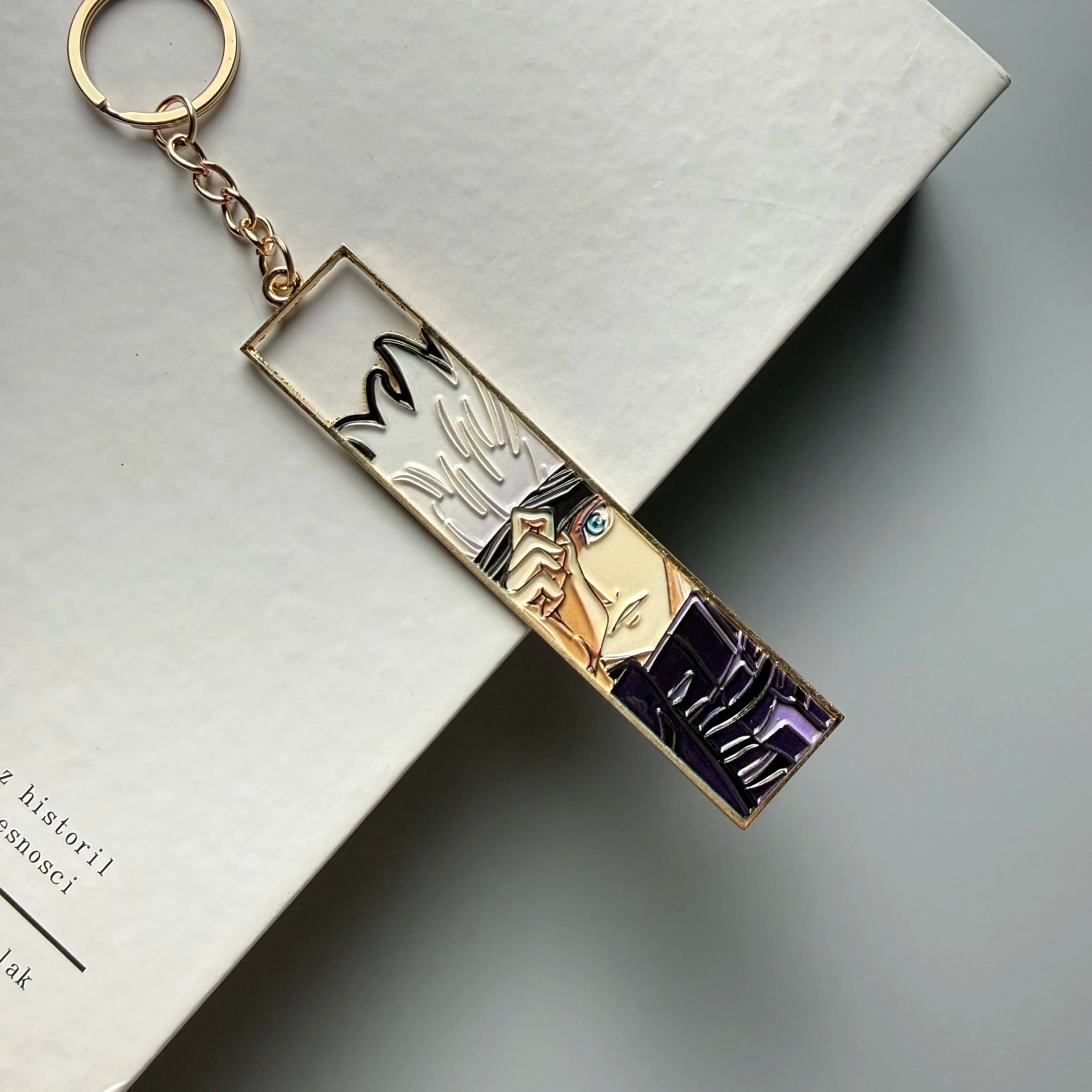 Anime Metal Hollow Out Keychains Bookmark Cute Jet Manga Fashion Bag Key Tag Jewelry Accessory Key Ring Holder Gift Anime otakupop.store
