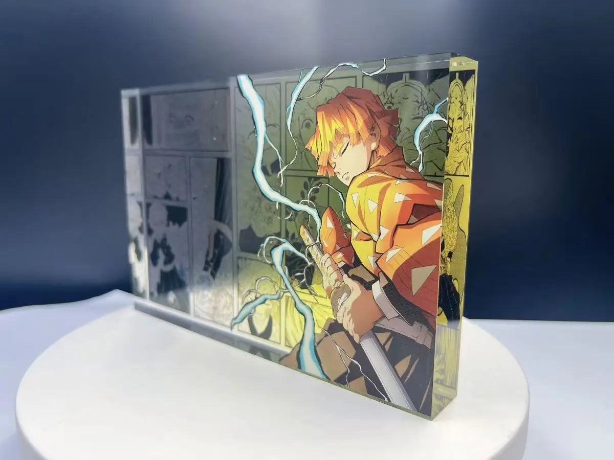 New Demon Slayer Creative High-value Bar Chi Tokitou Muichirou Acrylic Brick Computer Desktop Ornaments Anime Peripheral Gifts otakupop.store