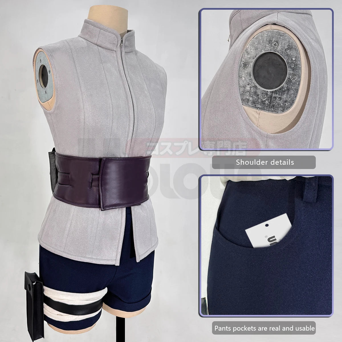 Costume Cosplay Hyuga Hinata – Naruto | Tenue + Perruque