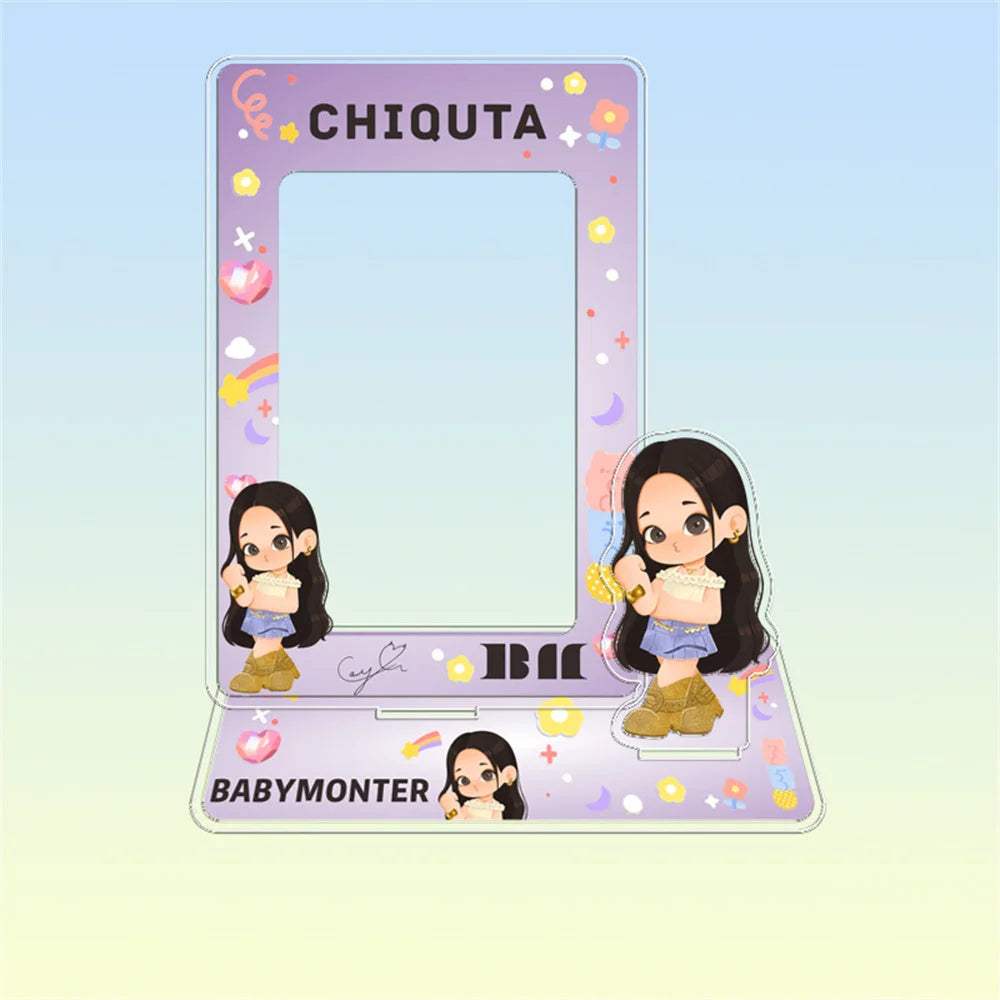 Hot Sale Babymonster ATEEZ CORTIS BINI ZB1 Card Holder Stand Figure TWS KATSEYE NMIXX Cards Sleeve Stand Board Fans Gift Decor otakupop.store