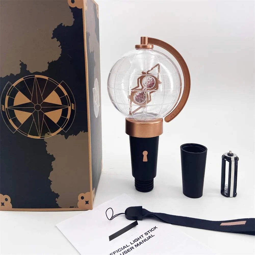 Kpop Ateezed Ver.1 Ver.2 Lightstick Globe Hand Lamp Concert Lamp Hiphop Party Light Stick Flash Fluorescent Fans Collection Toys otakupop.store