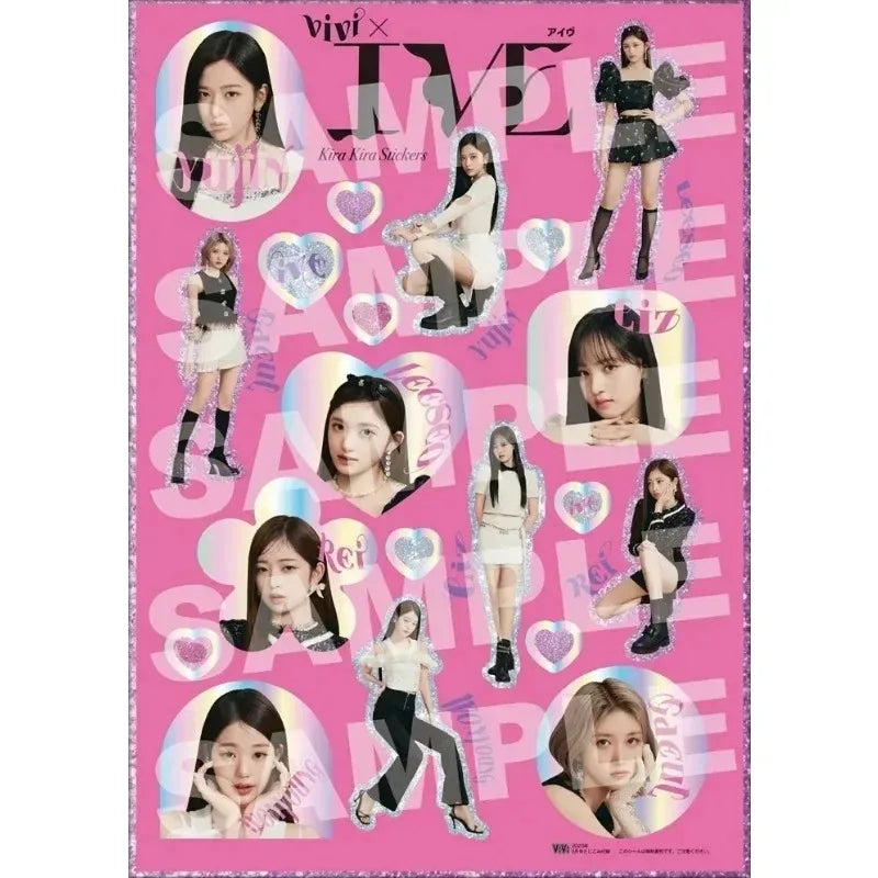 Kpop IVE Poster Wall Art Studio Album I’ve IVE Korean Fashion Cute Group Idol Picture Canvas Painting Room Home Decor Fans Gift otakupop.store