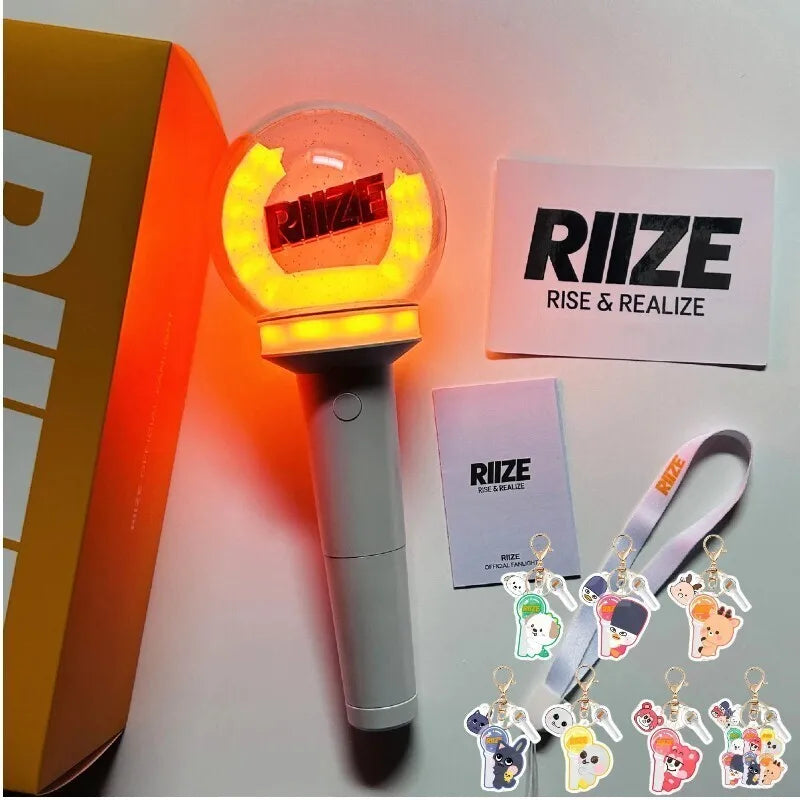 Kpop RIIZEed Lightstick Support Concert Glow Light Stick With Acrylic Keychains Decorations Party Flash Lamp For Fans Gift otakupop.store