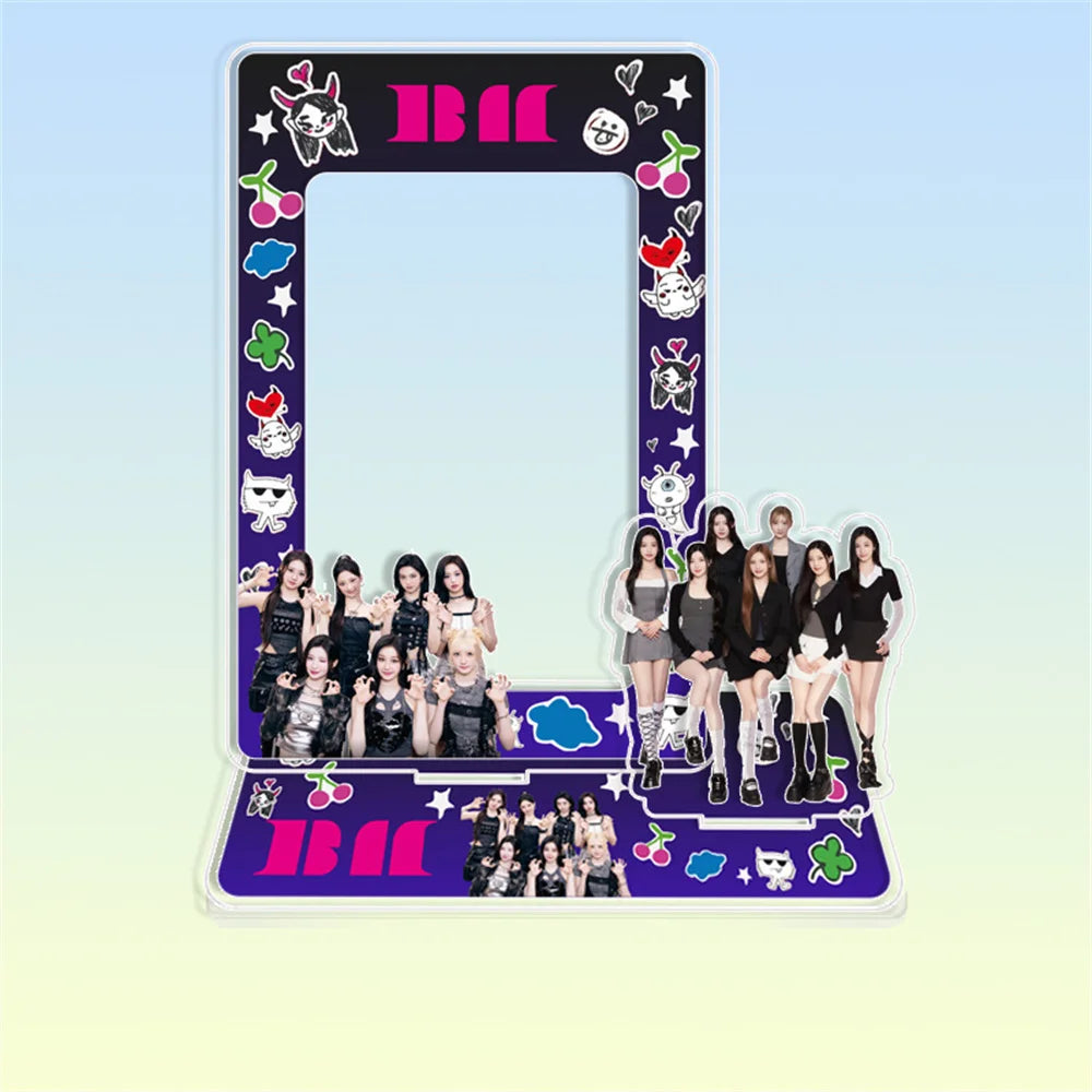 Hot Sale Babymonster ATEEZ CORTIS BINI ZB1 Card Holder Stand Figure TWS KATSEYE NMIXX Cards Sleeve Stand Board Fans Gift Decor otakupop.store