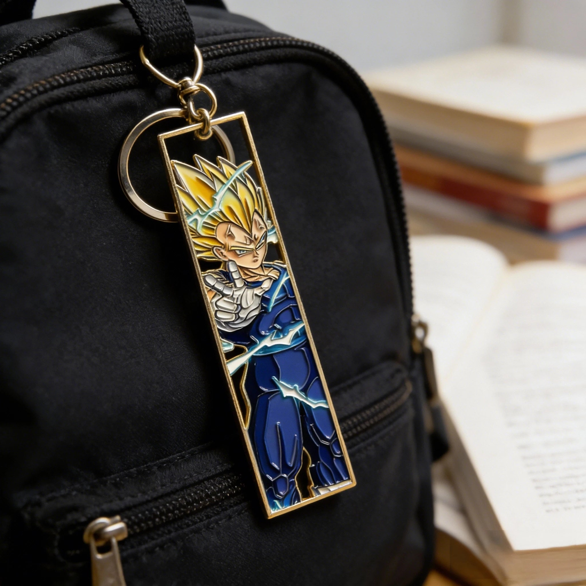 Anime Metal Hollow Out Keychains Bookmark Cute Jet Manga Fashion Bag Key Tag Jewelry Accessory Key Ring Holder Gift Anime otakupop.store