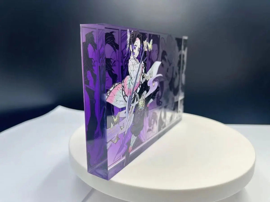 New Demon Slayer Creative High-value Bar Chi Tokitou Muichirou Acrylic Brick Computer Desktop Ornaments Anime Peripheral Gifts otakupop.store