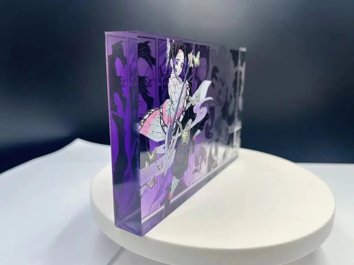 New Demon Slayer Creative High-value Bar Chi Tokitou Muichirou Acrylic Brick Computer Desktop Ornaments Anime Peripheral Gifts otakupop.store
