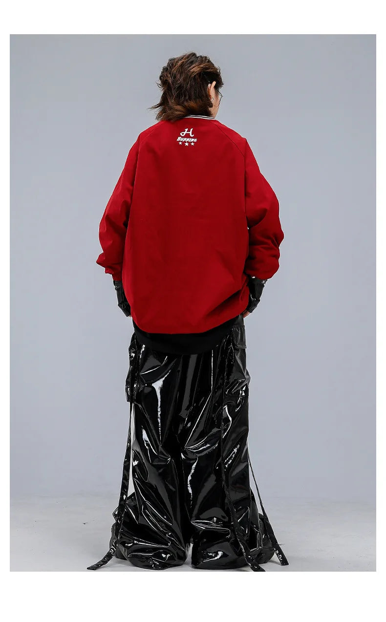 Boys Hip Hop Sweatshirt Shiny Vest Street Dance Cargo Pants Girls K-pop Clothes Set Kid Hip Hop Jazz Costume Children Streetwear otakupop.store