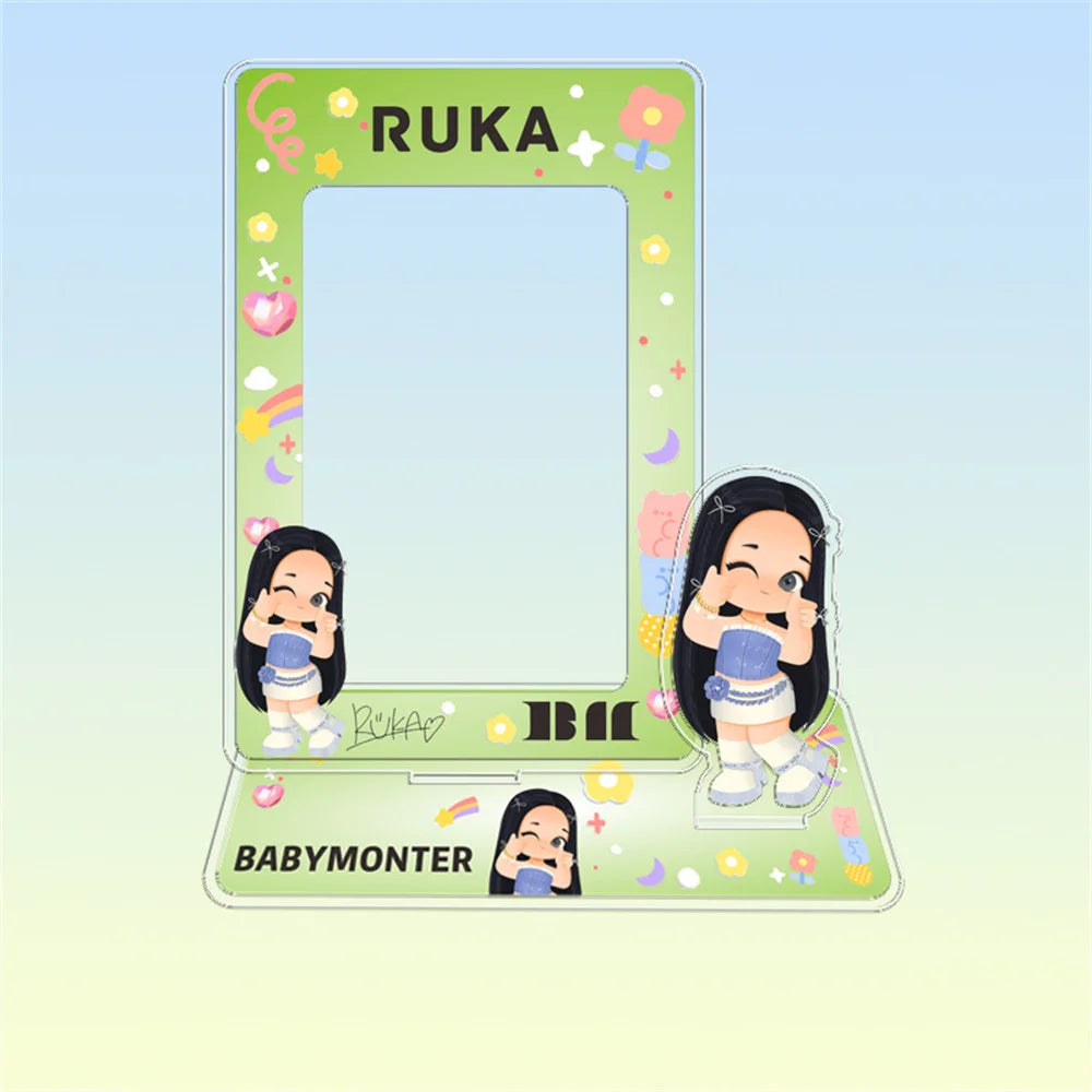 Hot Sale Babymonster ATEEZ CORTIS BINI ZB1 Card Holder Stand Figure TWS KATSEYE NMIXX Cards Sleeve Stand Board Fans Gift Decor otakupop.store