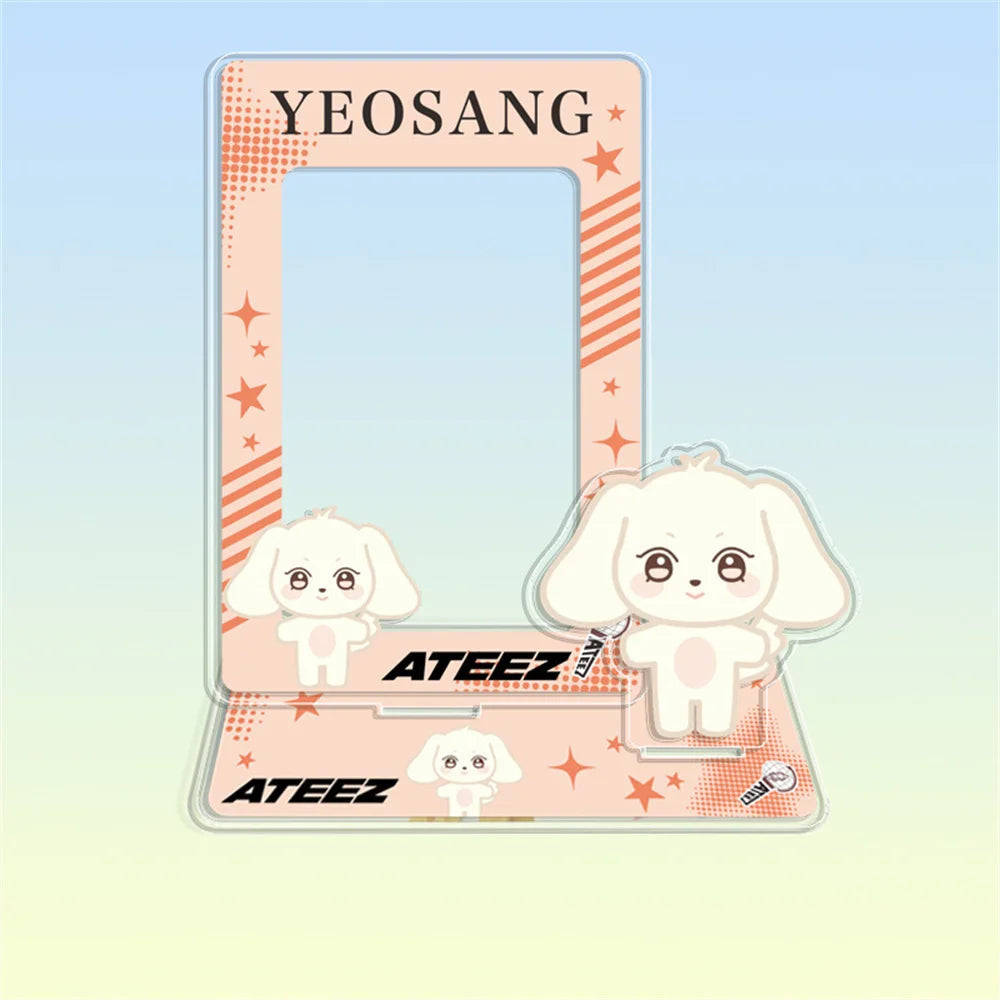 Hot Sale Babymonster ATEEZ CORTIS BINI ZB1 Card Holder Stand Figure TWS KATSEYE NMIXX Cards Sleeve Stand Board Fans Gift Decor otakupop.store