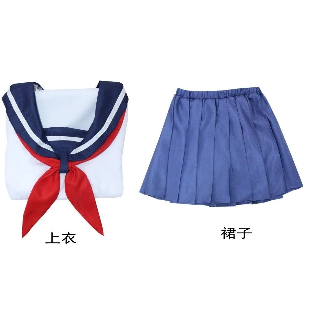 Ayano Aishi Cosplay  Ayano Aishi Jk Costume Synthetic Wig Anime Role Playing CostumesCostumes otakupop.store