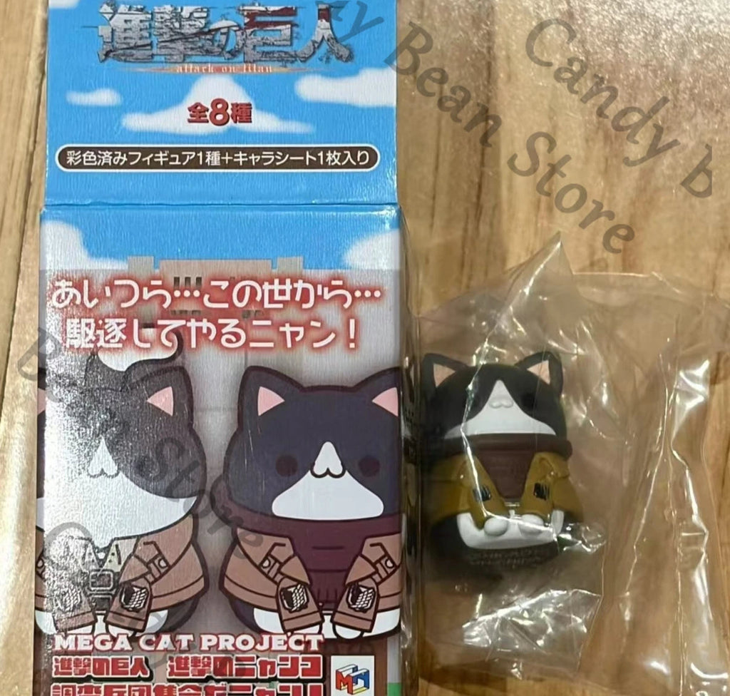 Anime Genuine Attack on Titan Mikasa·Ackerman Sasha Braus Jean Kirstein Cosplay Cat Garage Kits Cartoon Figurine Model Gift otakupop.store