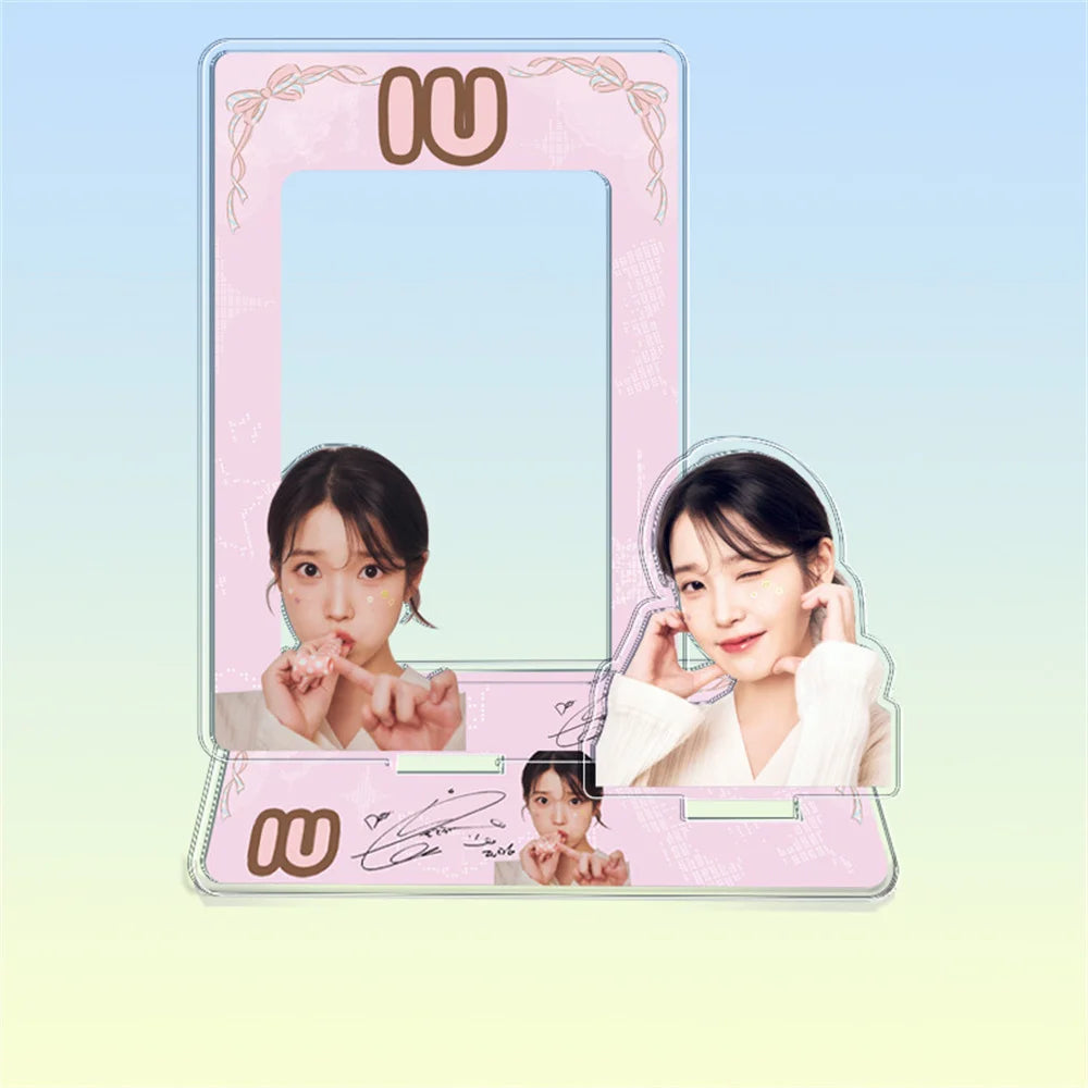 Hot Sale Babymonster ATEEZ CORTIS BINI ZB1 Card Holder Stand Figure TWS KATSEYE NMIXX Cards Sleeve Stand Board Fans Gift Decor otakupop.store