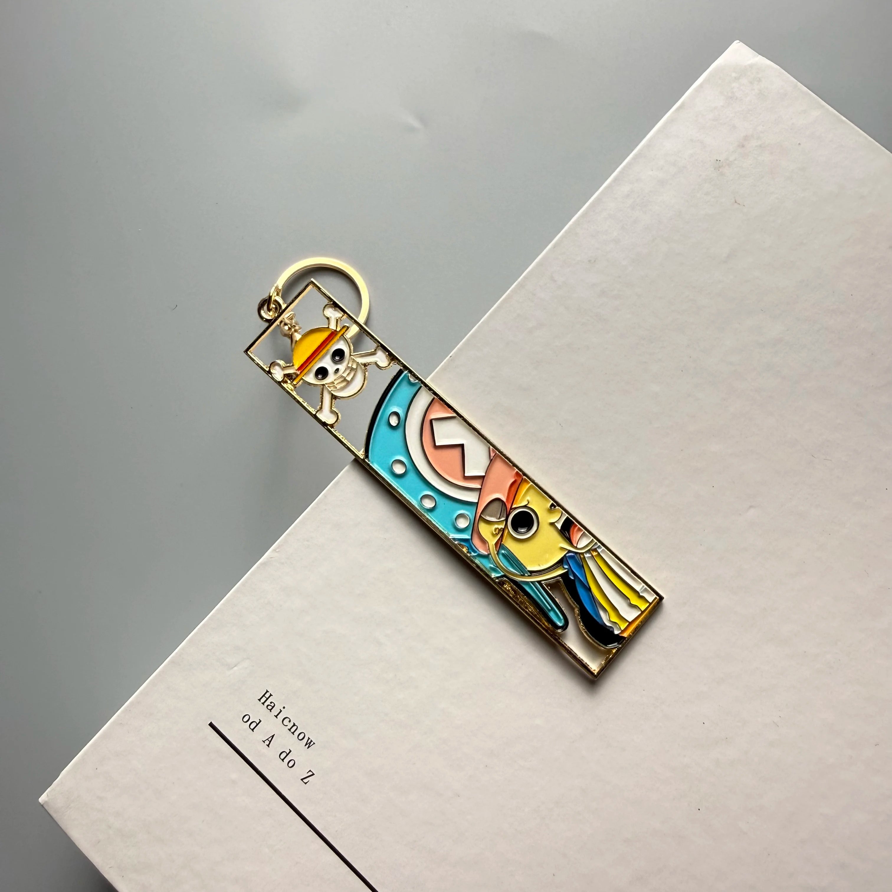 Anime Metal Hollow Out Keychains Bookmark Cute Jet Manga Fashion Bag Key Tag Jewelry Accessory Key Ring Holder Gift Anime otakupop.store