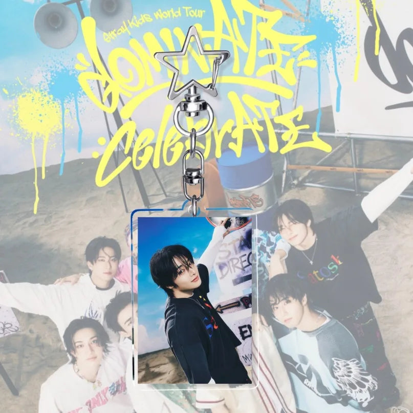 K-POP Stray Kids  Acrylic Keychain SKZOO Huang Xuanchen's New AlbumCelebrate KARMA Accessories  Keychain Accessories Gifts otakupop.store