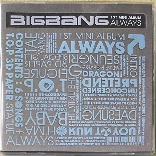 K-Pop BIGBANG G-DRAGON Music CD Always Hot lssue Album Stand Up 5pcs Music Record Cosplay Walkman Car Soundtracks Box Collection otakupop.store