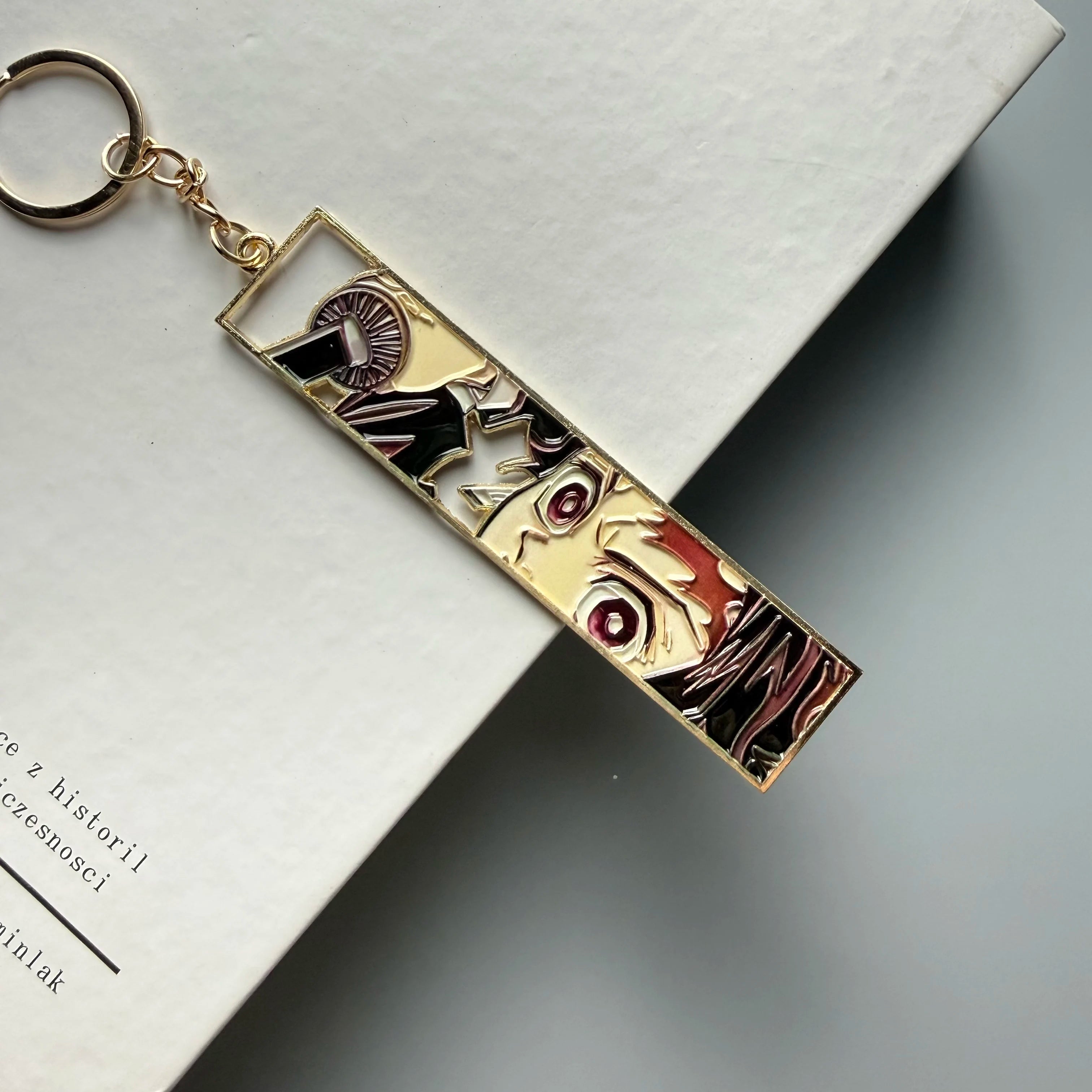 Anime Metal Hollow Out Keychains Bookmark Cute Jet Manga Fashion Bag Key Tag Jewelry Accessory Key Ring Holder Gift Anime otakupop.store