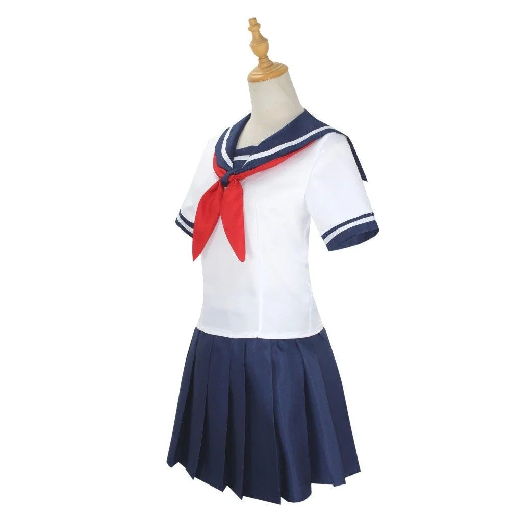 Ayano Aishi Cosplay  Ayano Aishi Jk Costume Synthetic Wig Anime Role Playing CostumesCostumes otakupop.store