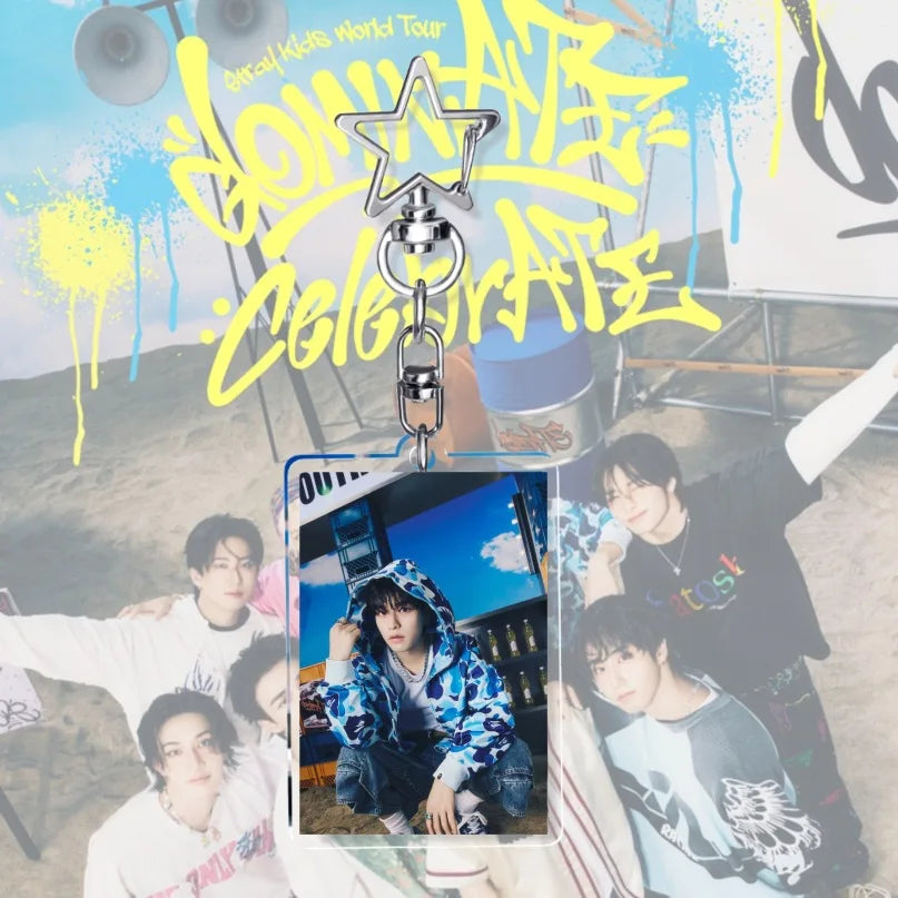 K-POP Stray Kids  Acrylic Keychain SKZOO Huang Xuanchen's New AlbumCelebrate KARMA Accessories  Keychain Accessories Gifts otakupop.store