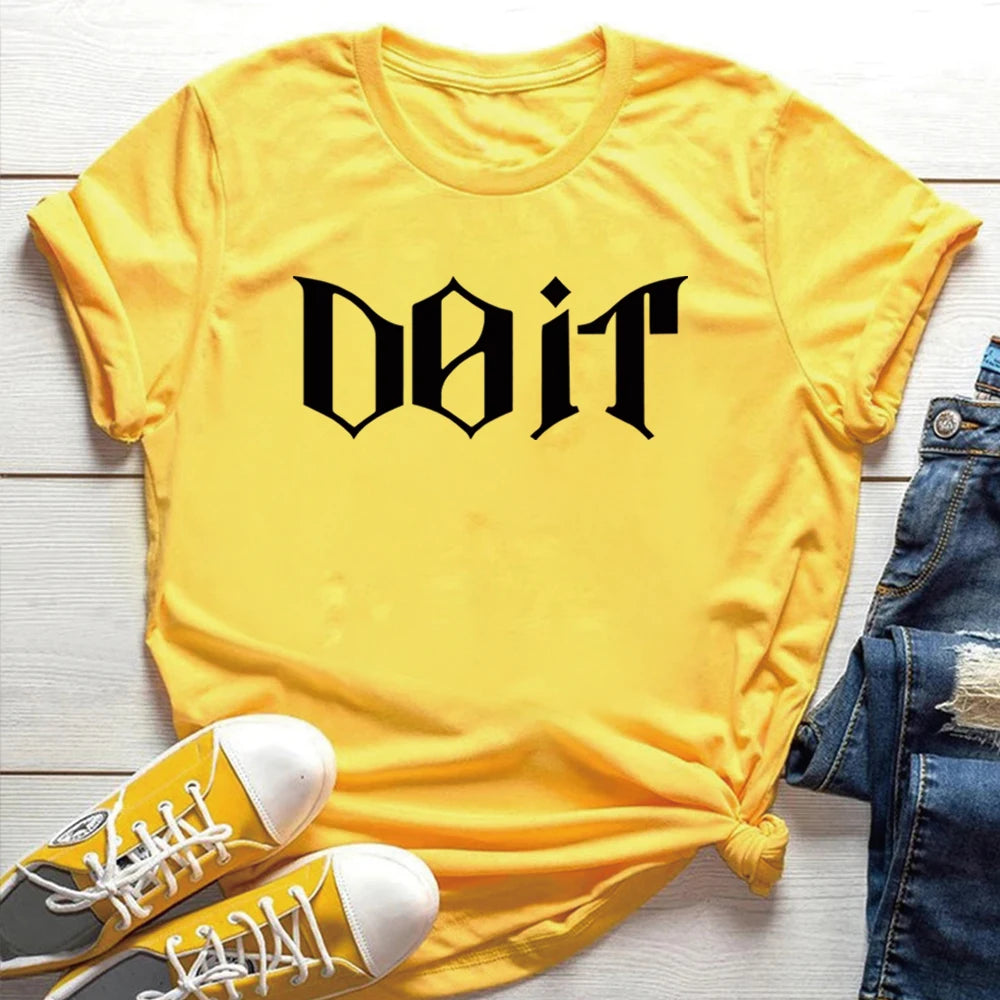 2026 Kpop T-shirt SKZ It Tape Do It Shirt DO IT Tshirt K-pop Shirts Harajuku Tops Streetwear Unisex Short Sleeves Casual Tops otakupop.store
