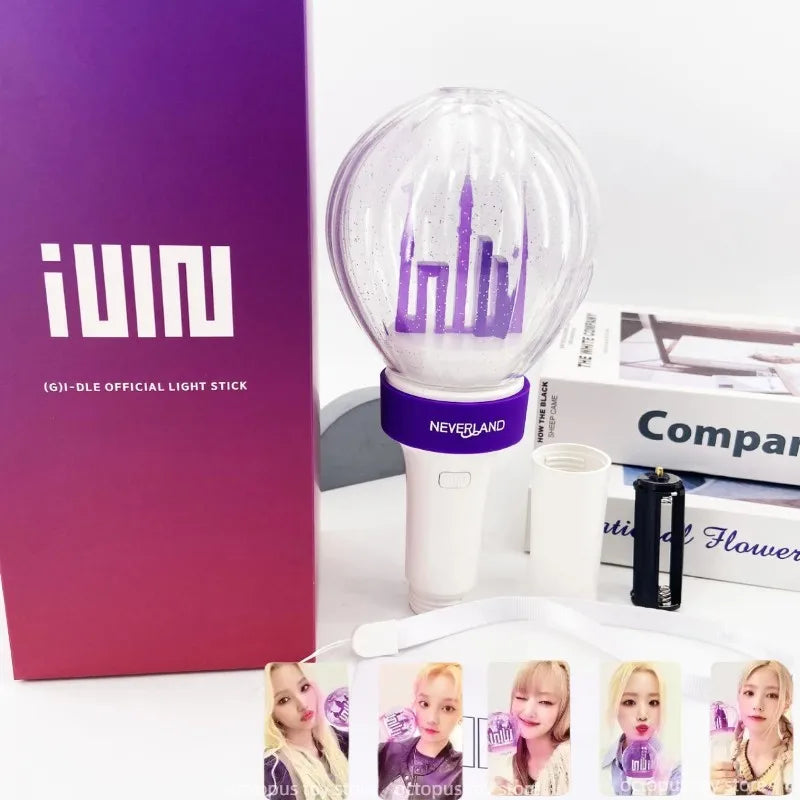 Kpop Gidle Lightstick Ver.1 Ver.2 (G)I-DLE Light Stick Castle Lamp Concert Hiphop Party Flash Fluorescent Toys Fans Collection otakupop.store