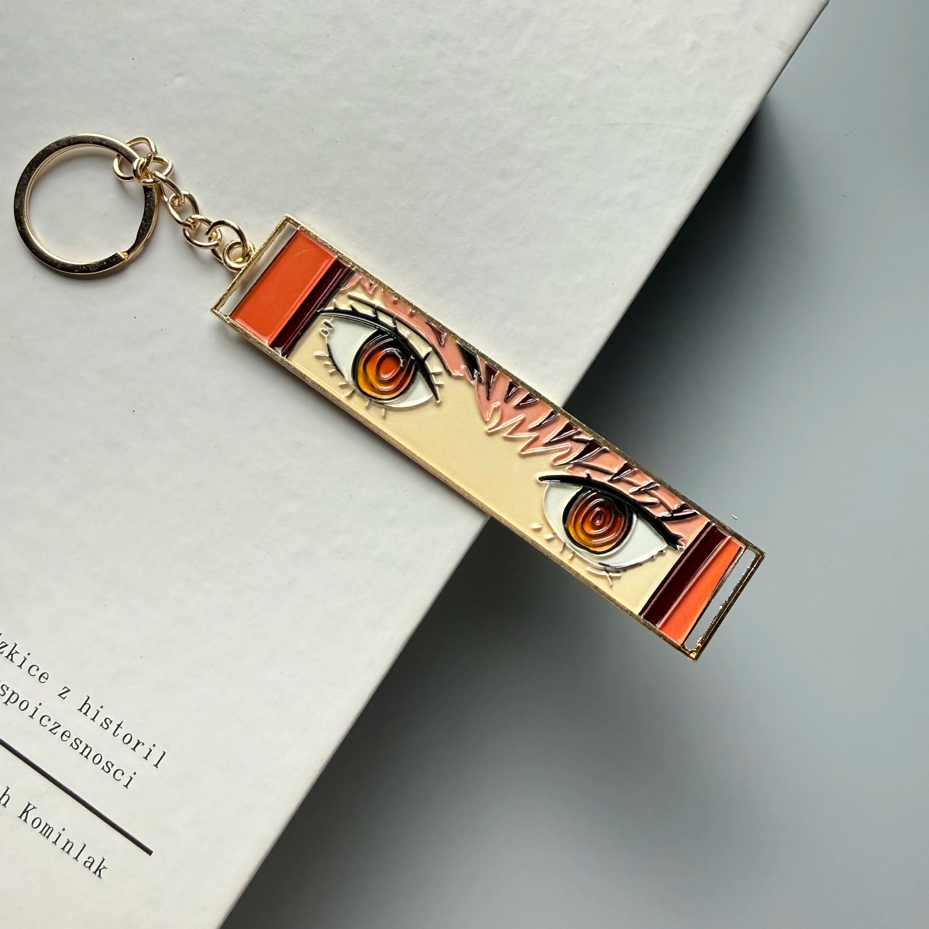 Anime Metal Hollow Out Keychains Bookmark Cute Jet Manga Fashion Bag Key Tag Jewelry Accessory Key Ring Holder Gift Anime otakupop.store