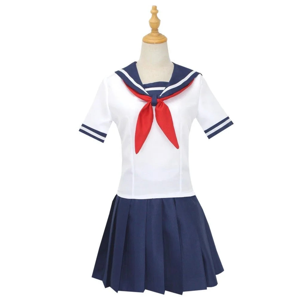 Ayano Aishi Cosplay  Ayano Aishi Jk Costume Synthetic Wig Anime Role Playing CostumesCostumes otakupop.store