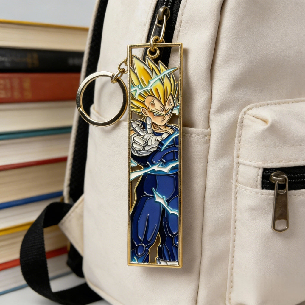 Anime Metal Hollow Out Keychains Bookmark Cute Jet Manga Fashion Bag Key Tag Jewelry Accessory Key Ring Holder Gift Anime otakupop.store