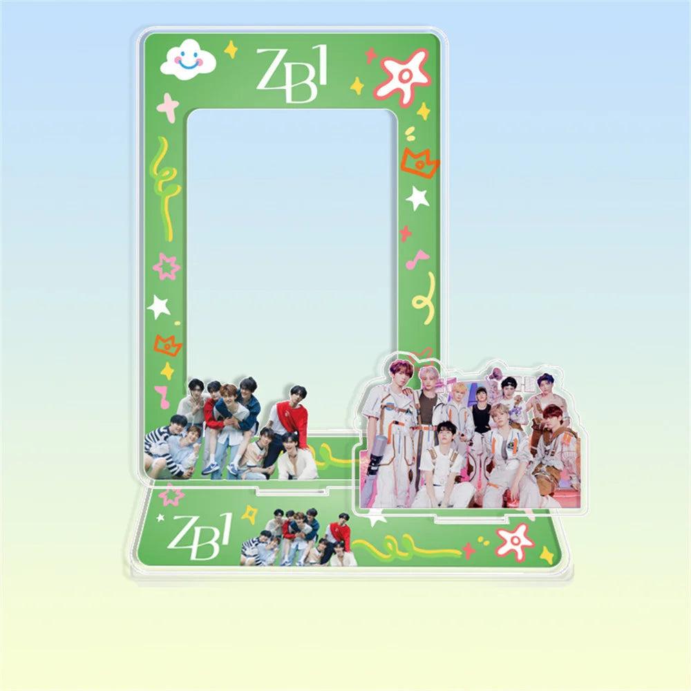 Hot Sale Babymonster ATEEZ CORTIS BINI ZB1 Card Holder Stand Figure TWS KATSEYE NMIXX Cards Sleeve Stand Board Fans Gift Decor otakupop.store