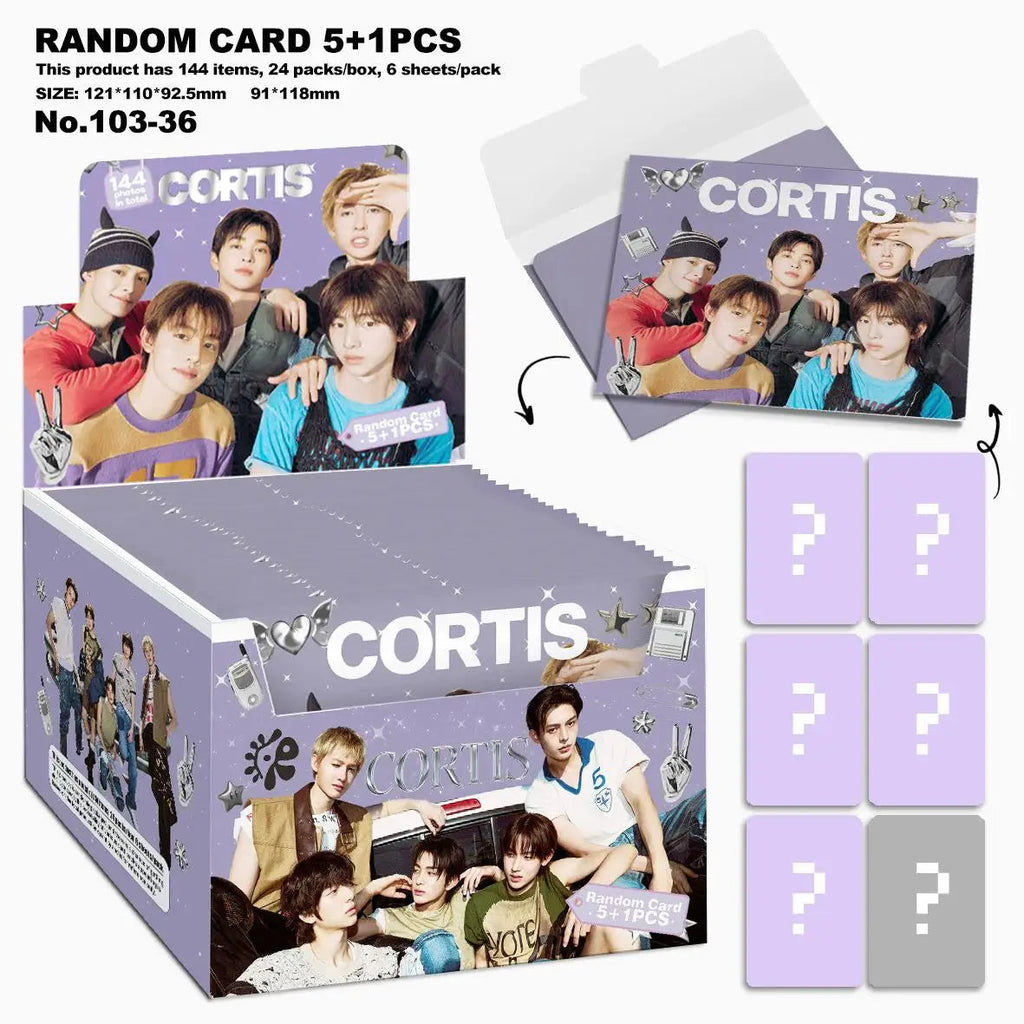 Random 5/10 Packs K-pop CORTIS Support Photocards, 3 Inch Korean Boy Group Idol LOMO Cards, Fans Collection Gift otakupop.store