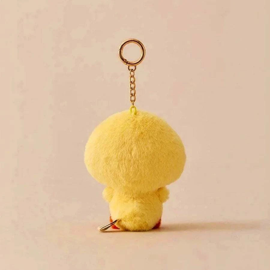 Porte-clés peluche BT-21 KPOP en polyester, accessoire mode coréenne pour fans ARMY