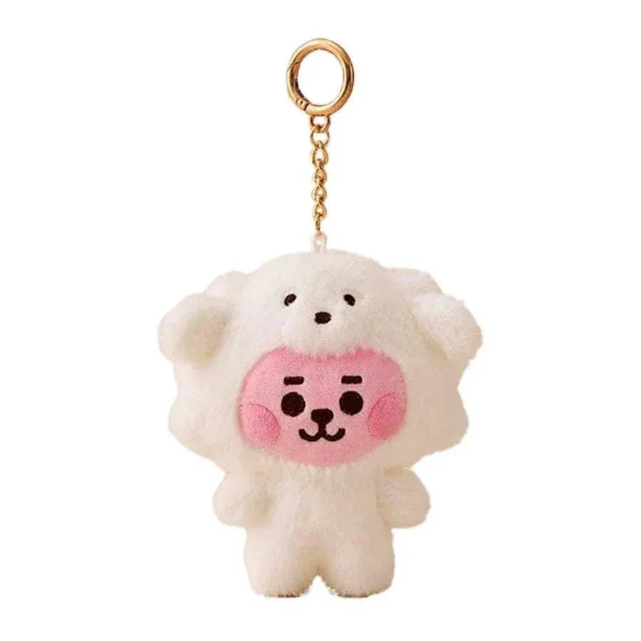 Porte-clés peluche BT-21 KPOP série Zoo tendance coréenne pour sac, cadeau fan ARMY