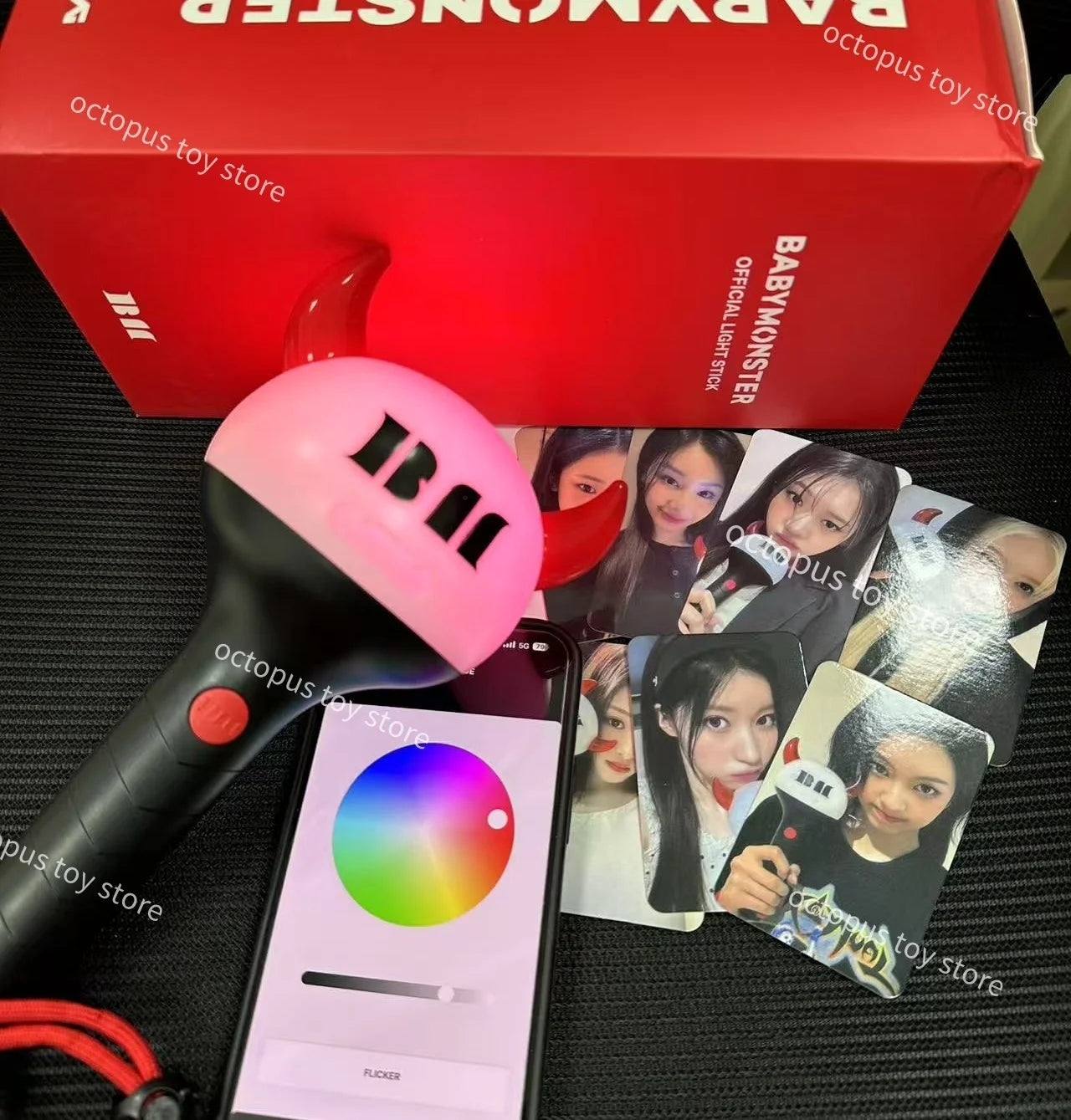 Kpop babymonstered Lightstick with Bluetooth Support Concert Glow Light Stick Decorations Party Flashing Lamp For Fans Gifts otakupop.store