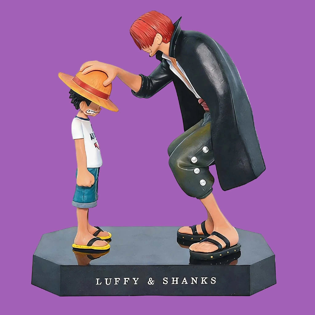 Figurine One Piece – Luffy & Shanks 18cm | Collector PVC