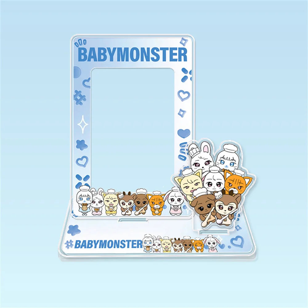 Hot Sale Babymonster ATEEZ CORTIS BINI ZB1 Card Holder Stand Figure TWS KATSEYE NMIXX Cards Sleeve Stand Board Fans Gift Decor otakupop.store