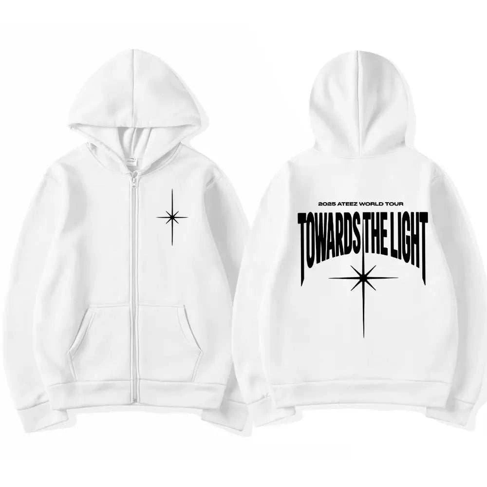 Hoodie Zip ATEEZ – World Tour "Towards The Light" 2025