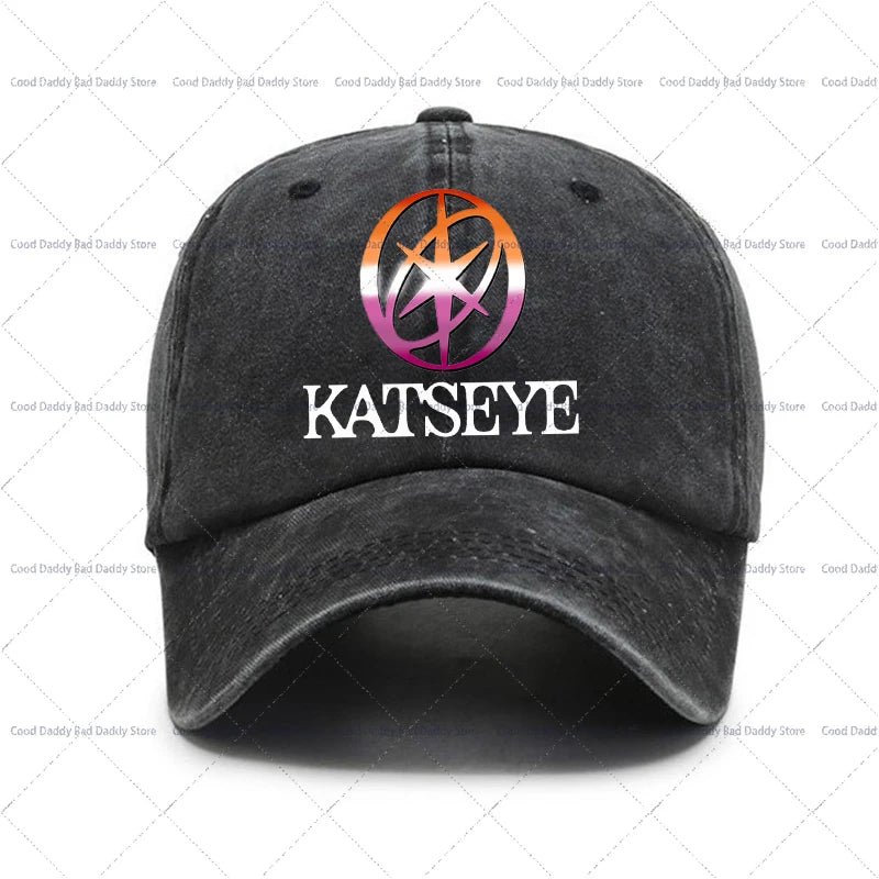 K-pop Idol K-katseye Print Baseball Caps for Girls Harajuku Hats Washed Retro Hats Men Women Vintage Spring Autumn Headgear otakupop.store